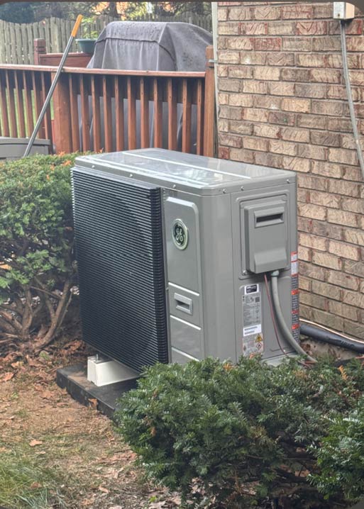 GE HVAC system installed by BNC Plumbing in Indianapolis